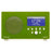 Albergo AM/FM Clock Radio - Green