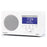 Albergo AM/FM Clock Radio - White