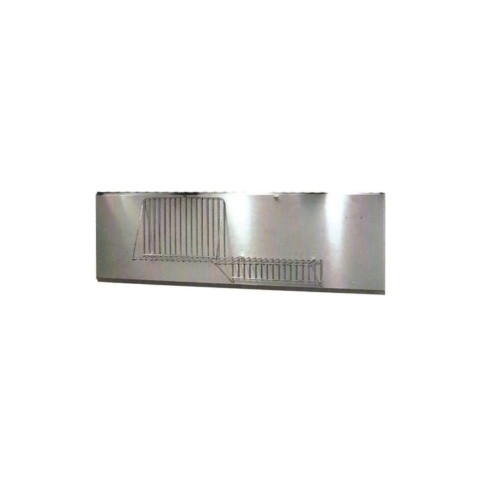 48" Backsplash with Warming Shelves