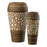 Wood Slice Oblong Vases