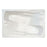 Aspen 7248 Air Silver Whirlpool Tub