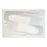 Aspen 7248 Hydro Silver Whirlpool Tub