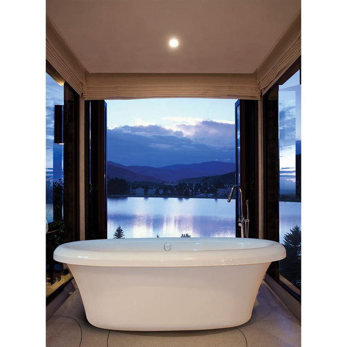 Bello 7239SDFS Air Silver Free Standing Whirlpool Tub
