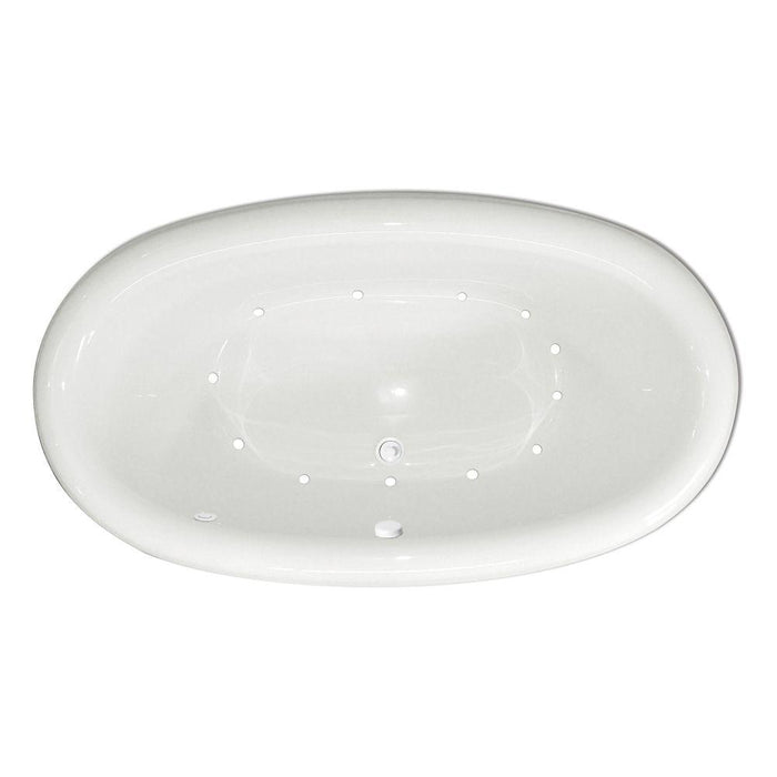 Bello 7239SDFS Air Silver Free Standing Whirlpool Tub
