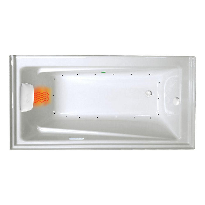 Contempra 6032SKTF Air Gold Whirlpool Tub with Skirt & Tile Flange (Left Hand Drain)