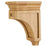 3" x 6" x 8" Mission Style Wood Bar Bracket Corbel